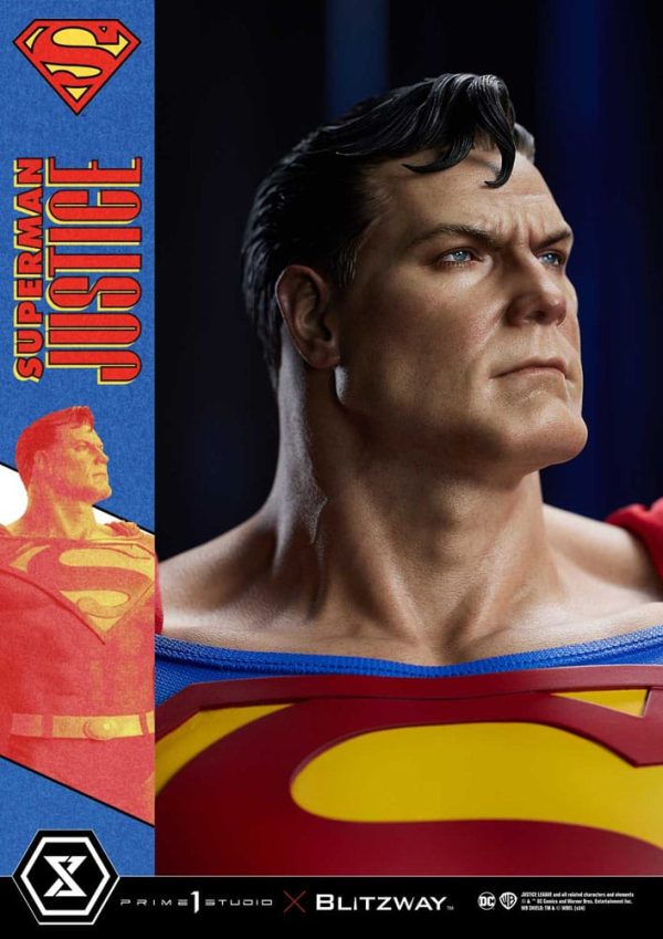 Estatua Premium de Superman de DC Comics en la Serie Masterline 1/4 - ¡Justicia de los cómics en 57 cm! - Imagen 8