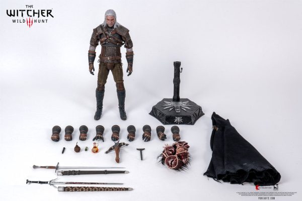 Geralt de Rivia Figura Articulada 30 cm Escala 1/6 The Witcher 3: Wild Hunt - Imagen 5
