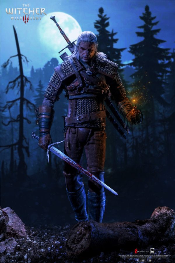 Geralt de Rivia Figura Articulada 30 cm Escala 1/6 The Witcher 3: Wild Hunt - Imagen 4