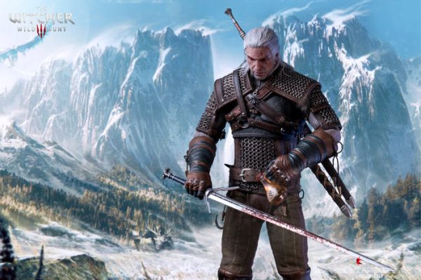 Geralt de Rivia Figura Articulada 30 cm Escala 1/6 The Witcher 3: Wild Hunt - Imagen 2