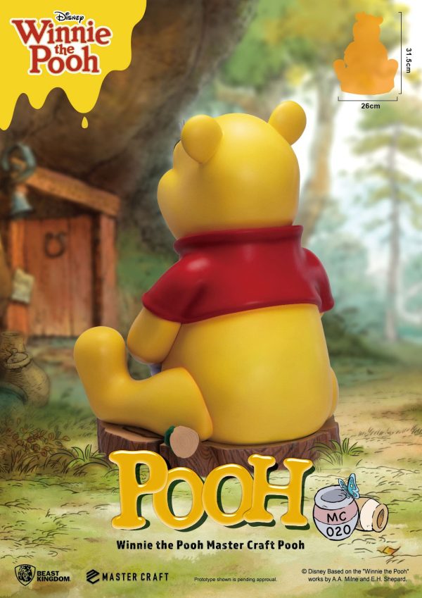 Estátua de Disney Master Craft de Winnie the Pooh de 31 cm - ¡Ideal para coleccionistas! - Imagen 3