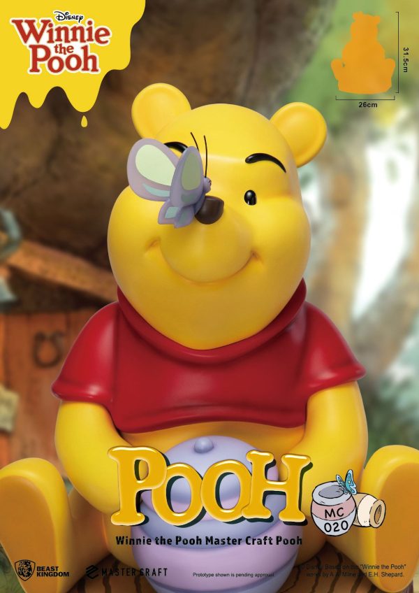 Estátua de Disney Master Craft de Winnie the Pooh de 31 cm - ¡Ideal para coleccionistas! - Imagen 4