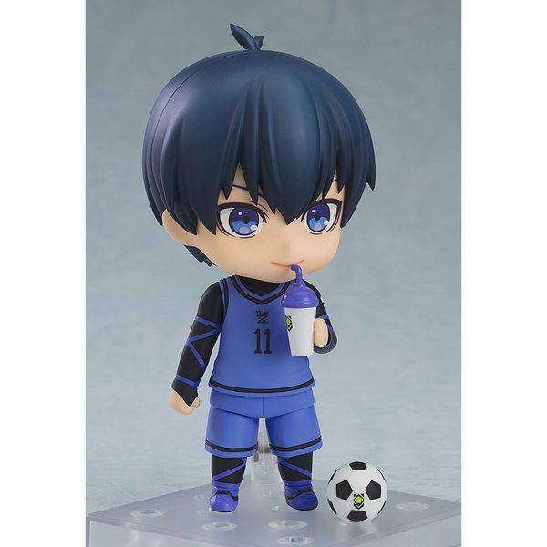 Figura Nendoroid Re-Run Isagi Yoichi de Blue Lock de 10 cm - Color Azul - Imagen 4