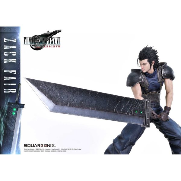 ZACK FAIR ESTATUA 63 CM FINAL FANTASY VII REBIRTH MASTERLINE 1/4 SCALE - Imagen 2