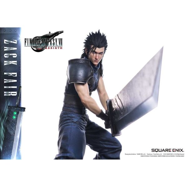 ZACK FAIR ESTATUA 63 CM FINAL FANTASY VII REBIRTH MASTERLINE 1/4 SCALE - Imagen 3