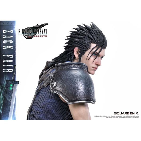 ZACK FAIR ESTATUA 63 CM FINAL FANTASY VII REBIRTH MASTERLINE 1/4 SCALE - Imagen 5