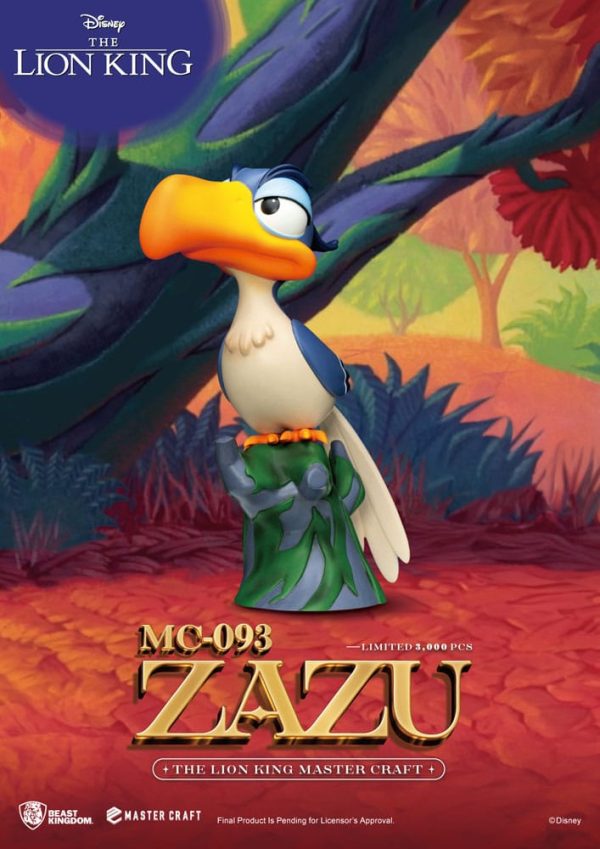 Figura Disney Estatua Master Craft el rey León Zazu 20 CM