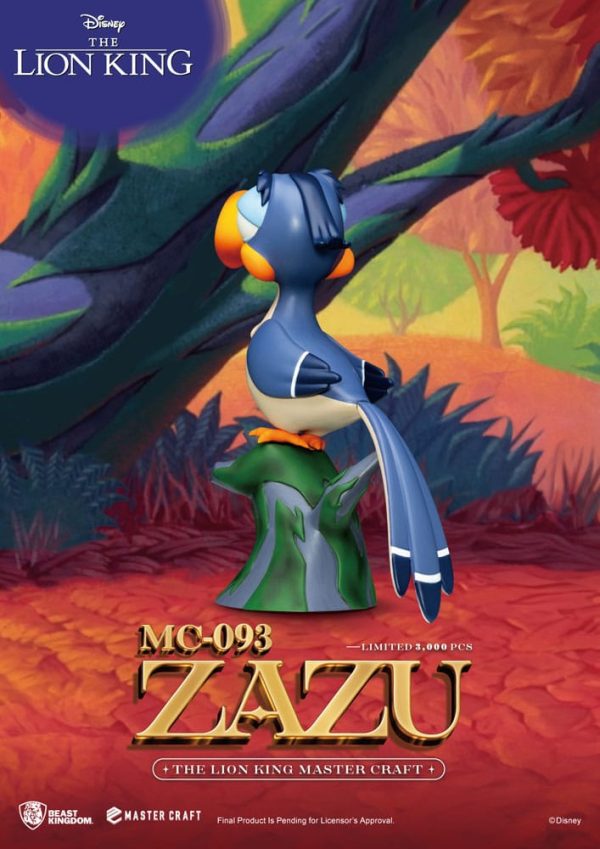 Figura Disney Estatua Master Craft el rey León Zazu 20 CM - Imagen 3