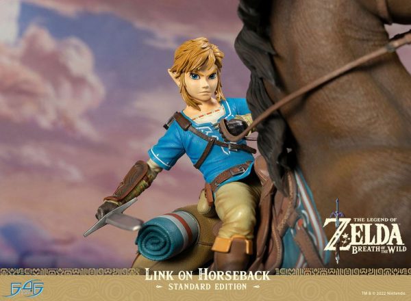 The Legend of Zelda Breath of the Wild Estatua Link on Horseback 56 cm - Imagen 11