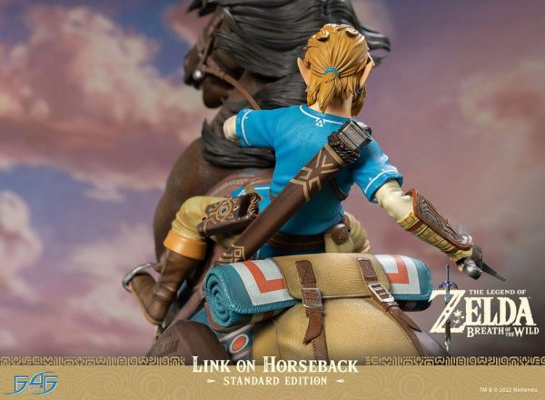 The Legend of Zelda Breath of the Wild Estatua Link on Horseback 56 cm - Imagen 14