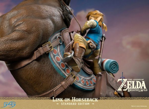 The Legend of Zelda Breath of the Wild Estatua Link on Horseback 56 cm - Imagen 17