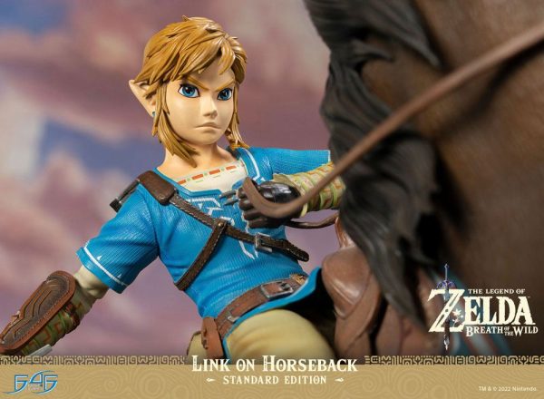 The Legend of Zelda Breath of the Wild Estatua Link on Horseback 56 cm - Imagen 20