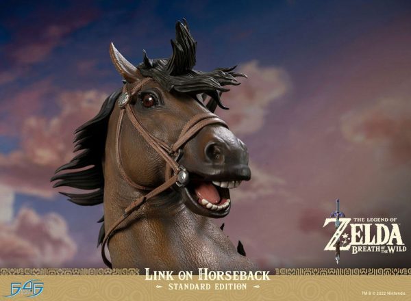 The Legend of Zelda Breath of the Wild Estatua Link on Horseback 56 cm - Imagen 21