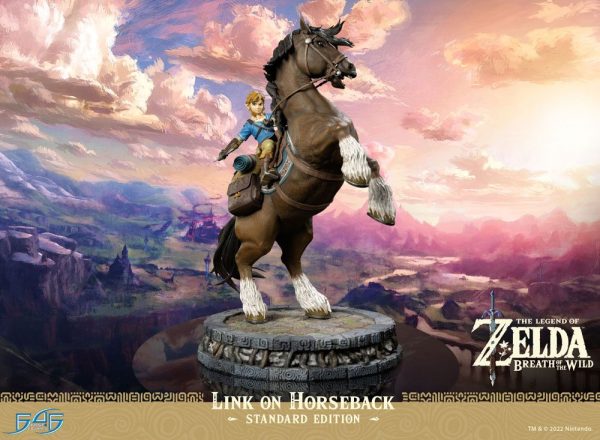 The Legend of Zelda Breath of the Wild Estatua Link on Horseback 56 cm - Imagen 8