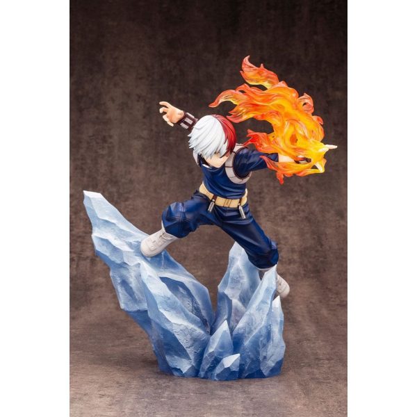 Figura Kotobukiya my Hero Academia Artfxj Shoto Todoroki ver 2 Bonus Edition PVC Escala 1 8 26 CM - Imagen 4