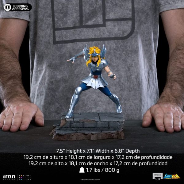 Saint Seiya Estatua 1/10 Art Scale Cygnus Hyoga 19 cm - Imagen 6
