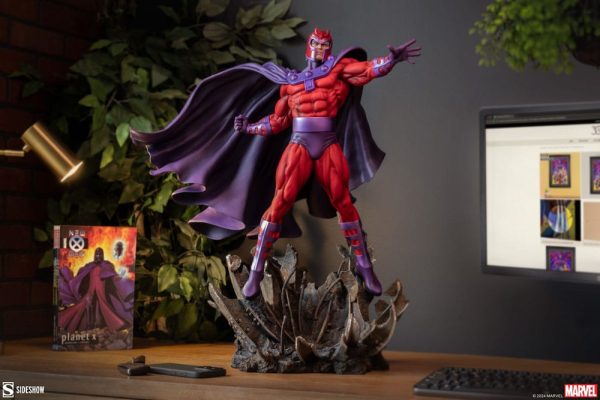 Marvel Estatua Premium Format Magneto: Master of Magnetism 64 cm - Imagen 2