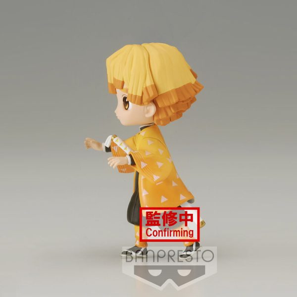 Figura Zenitsu Agatsuma Demon Slayer Kimetsu No Yaiba Q posket petit 7cm - Imagen 2