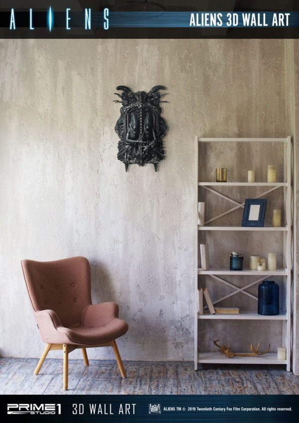 Decoración de pared 3D con diseño de alienígenas - Dimensiones 32 x 50 cm - Imagen 2