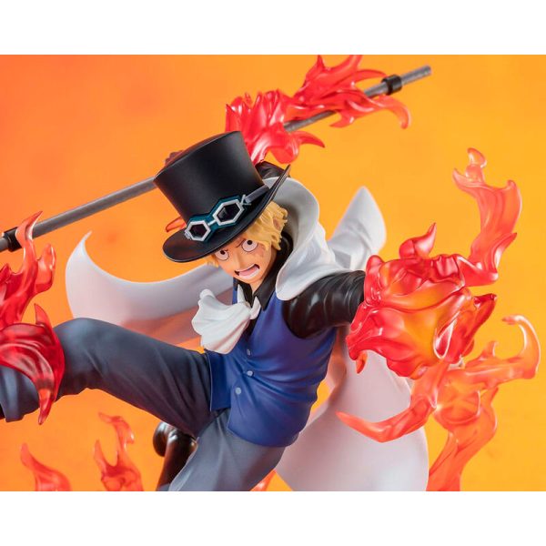 Figura Figuarts Zero Extra Battle Sabo Fire Fits Rook Check One Piece 19cm - Imagen 3