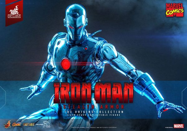 Marvel Comics Figura Diecast 1/6 Iron Man (Stealth Armor) Hot Toys Exclusive 33 cm - Imagen 2