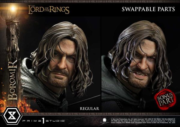 Estátua de Boromir del Señor de los Anillos en escala 1/4 con altura de 51 cm - Edición especial - Imagen 6