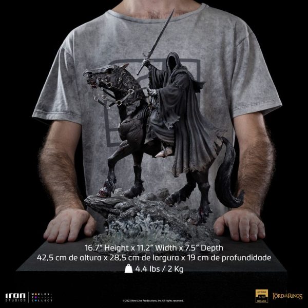 Estátua Deluxe Art Scale Nazgul a Caballo de El Señor de los Anillos en Escala 1/10 - 42 cm - Imagen 8