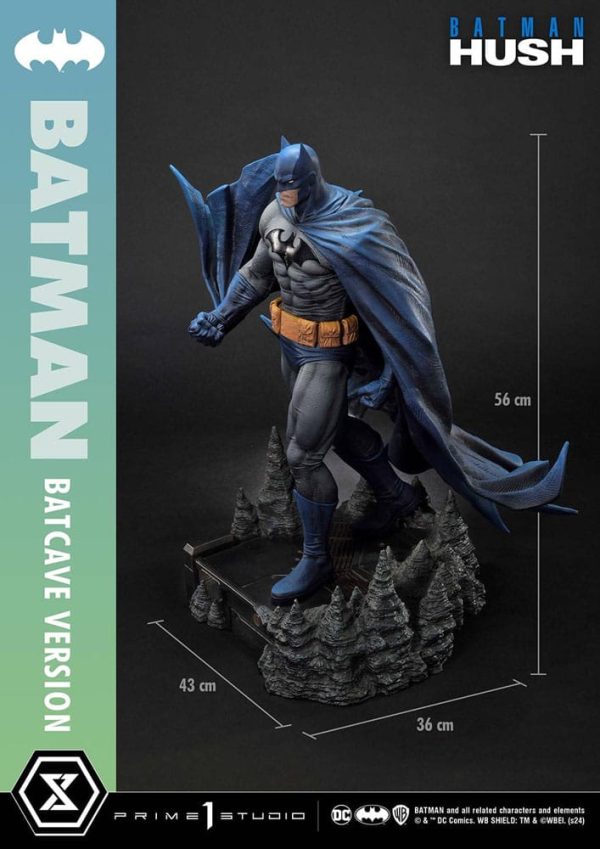 Estatua de Batman de la serie Ultimate Premium Masterline Hush (Cómics) en versión Deluxe de 56 cm - ¡Edición exclusiva! - Imagen 3