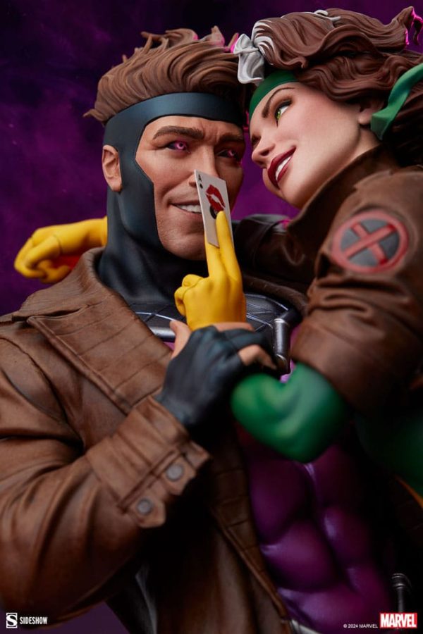 Figura de colección Marvel Rogue & Gambit de 47 cm - Edición limitada - Imagen 4