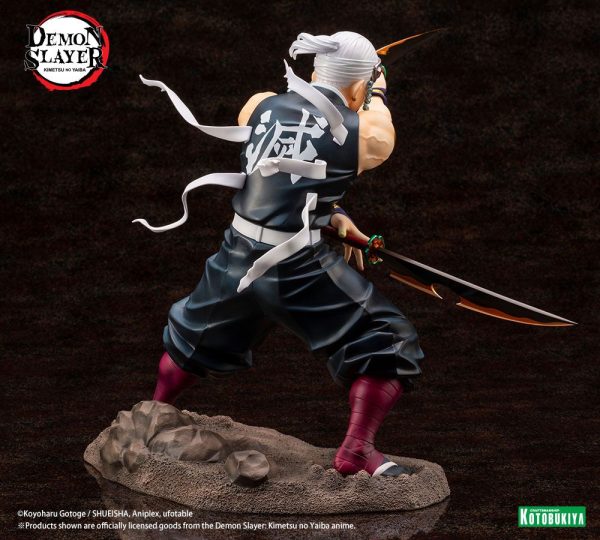 Figura de Tengen Uzui de Demon Slayer: Kimetsu no Yaiba en PVC ARTFXJ Escala 1/8 de 23 cm - Edición Regular - Imagen 3