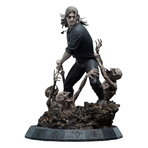 The Witcher Estatua 1/4 Geralt the White Wolf 51 cm - Imagen 2