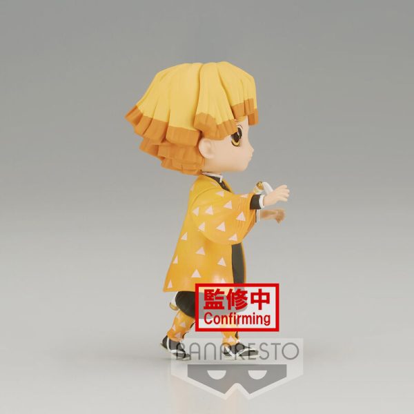 Figura Zenitsu Agatsuma Demon Slayer Kimetsu No Yaiba Q posket petit 7cm - Imagen 3