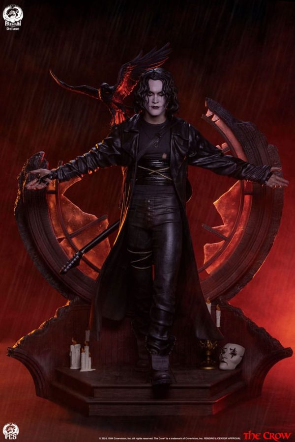 Estatua de Cuervo de la Serie Épica 1/3 Edición Deluxe de 66 cm - ¡Impresionante pieza de colección!