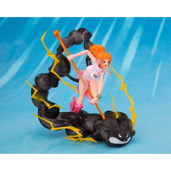 Figura Figuarts Zero Extra Battle Nami Lightning Blast One Piece 17cm - Imagen 2