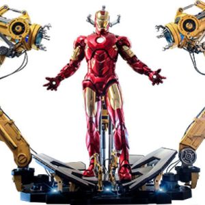 Iron man 2 Figura 1/4 Iron man Mark iv With Suit-up Gantry 49 CM