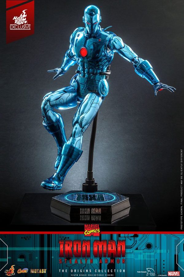 Marvel Comics Figura Diecast 1/6 Iron Man (Stealth Armor) Hot Toys Exclusive 33 cm - Imagen 3