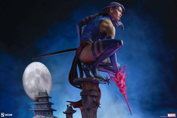 Estatua Premium Format de Psylocke de Marvel en escala 1/4 - Altura de 53 cm - Imagen 2