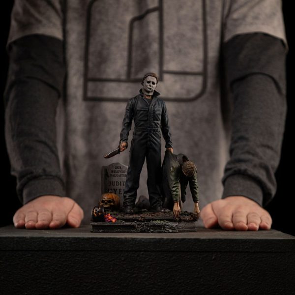 Halloween Estatua 1/10 Deluxe Art Scale Michael Myers 21 cm - Imagen 6