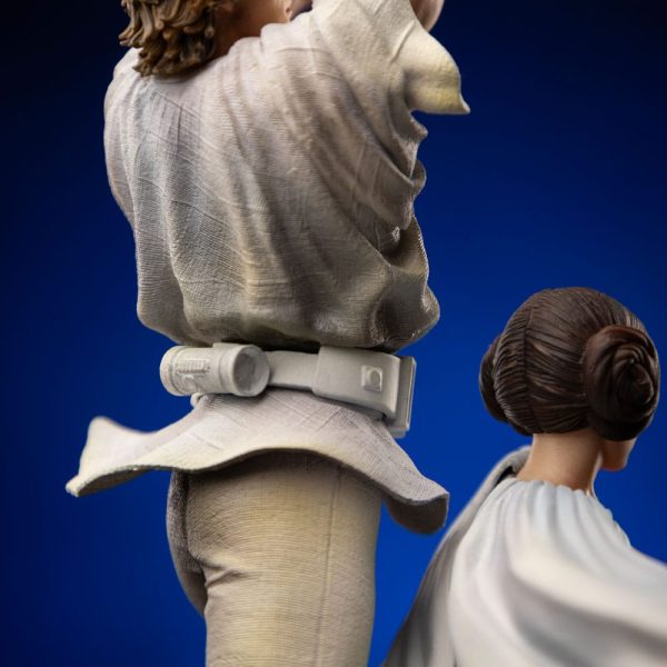 Star Wars Estatua 1/10 Deluxe Art Scale Luke and Leia 41 cm - Imagen 4