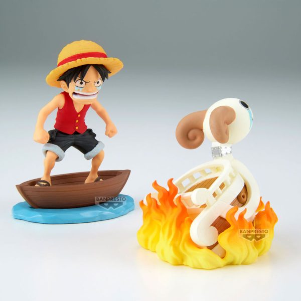 Figura Luffy & Going Merry log Stories One Piece 8cm - Imagen 3
