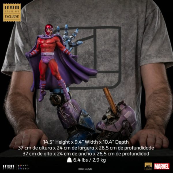 Magneto vs Sentinel (2023 Event Exclusive) - X-Men - Art Scale 1/10 - Iron Studios - Imagen 4