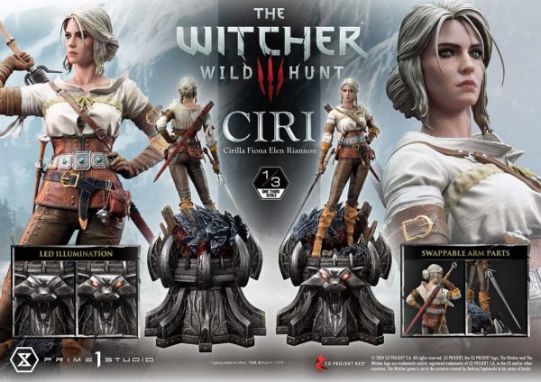 The Witcher 3: Wild Hunt Museum Masterline Estatua 1/3 Wild Hunt Ciri Fiona Elen Riannon Bonus Version 81 cm - Imagen 6