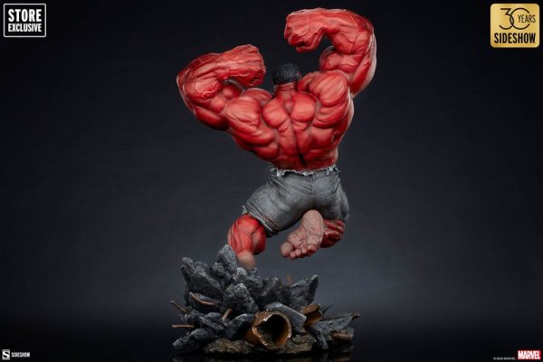 Figura Marvel Estatua Premium Format red Hulk - Imagen 6