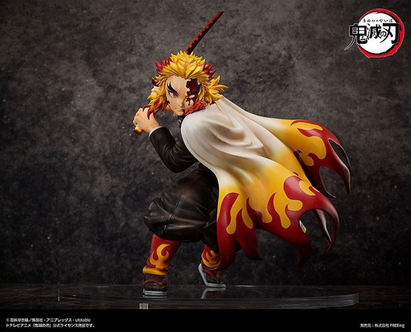 Estatua 1/4 de Kyojuro Rengoku de Demon Slayer: Kimetsu no Yaiba - Figura de colección de 42 cm - Imagen 4