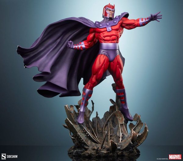 Marvel Estatua Premium Format Magneto: Master of Magnetism 64 cm - Imagen 3