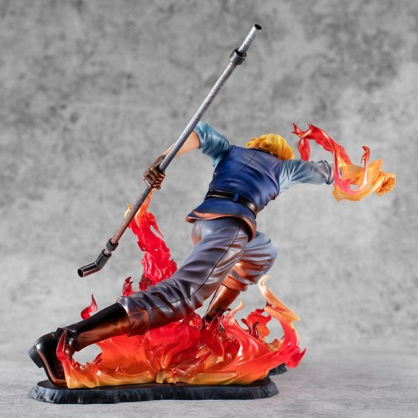 One Piece Estatua PVC Excellent Model P.O.P. Sabo Fire Fist Inheritance Limited Edition 15 cm - Imagen 6