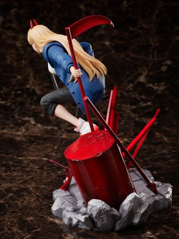 Figura Power Chainsaw Man Estatua PVC 1/7 22 CM - Imagen 4