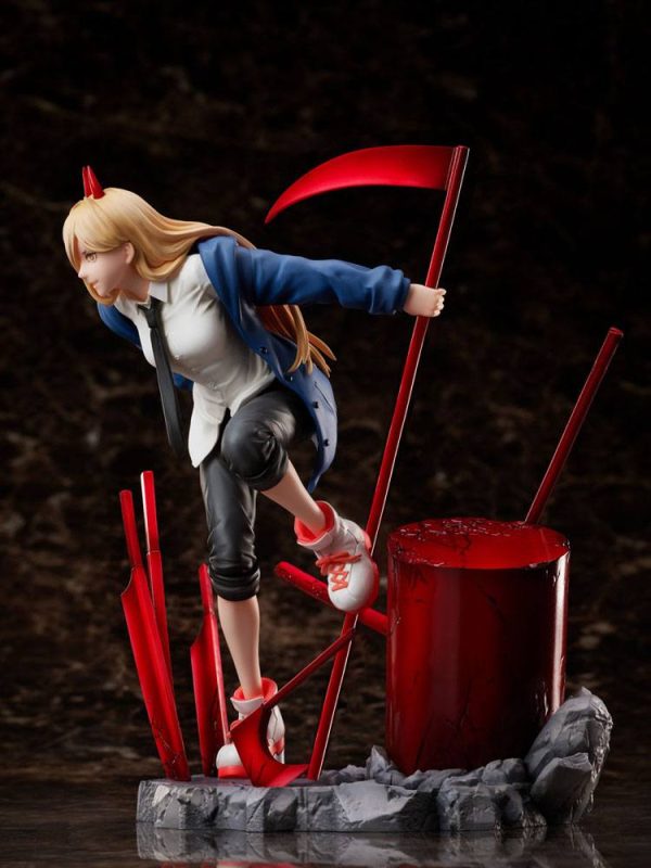Figura Power Chainsaw Man Estatua PVC 1/7 22 CM - Imagen 3