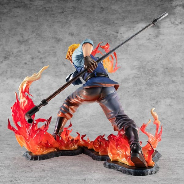One Piece Estatua PVC Excellent Model P.O.P. Sabo Fire Fist Inheritance Limited Edition 15 cm - Imagen 7