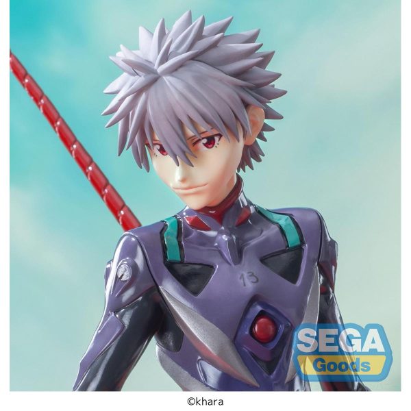 Figura de Kaworu Nagisa con Lanza de Longinus de 21 cm - Evangelion 3.0 + 1.0 Thrice Upon a Time - Edición Limitada Luminasta - Imagen 5